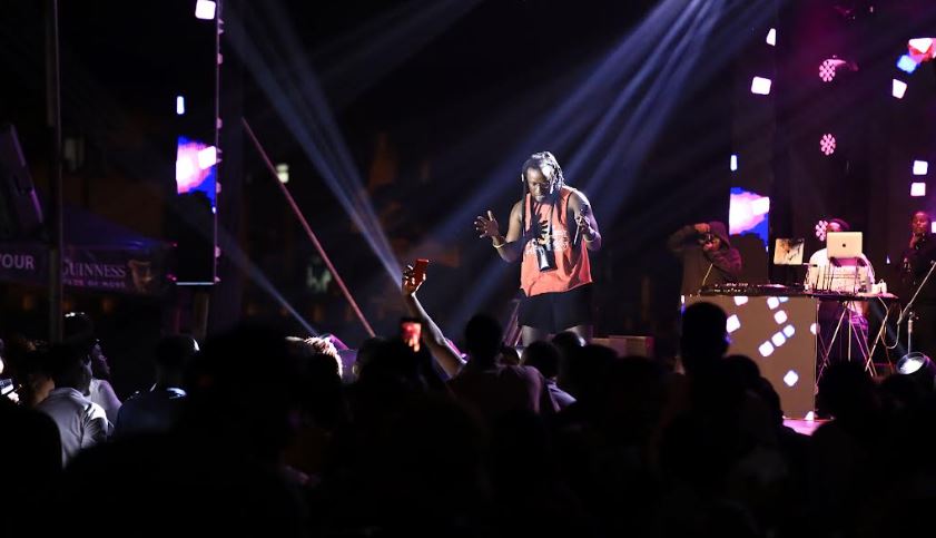 Elijah Kitaka performs at SMACK League